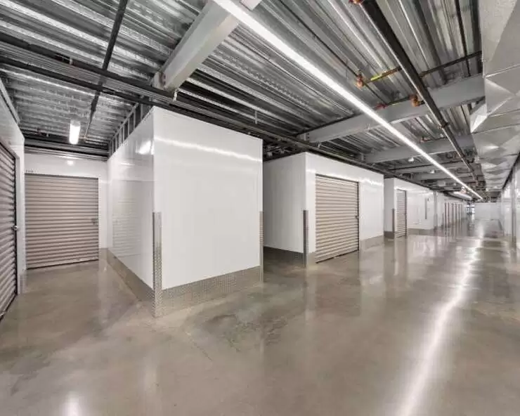 Darien storage facility with secure self-storage units